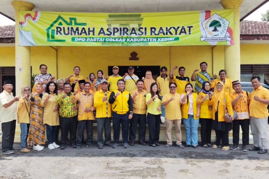 DPD Partai Golkar Kabupaten Kediri Resmikan “Rumah Aspirasi Rakyat” untuk Tampung Suara Masyarakat