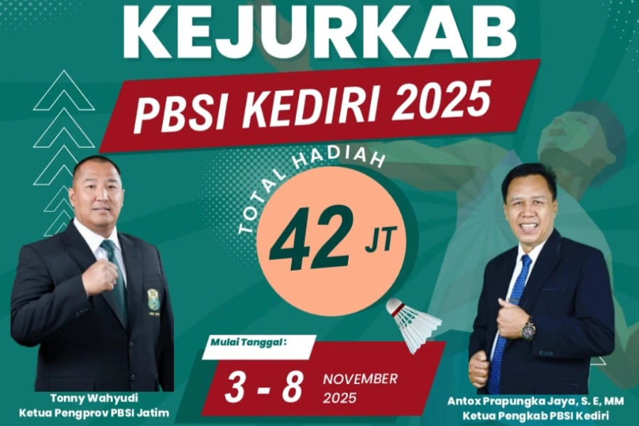 PBSI Kabupaten Kediri Gelar Kejurkab 2025: Ajang Penjaringan Atlet Muda Berbakat