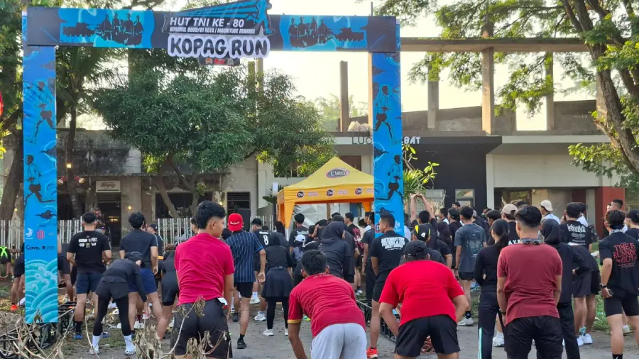 Peringati HUT ke 80 TNI, Kopag Ajak Gen Z Kediri Raya Fun Run dan Hindari Mager