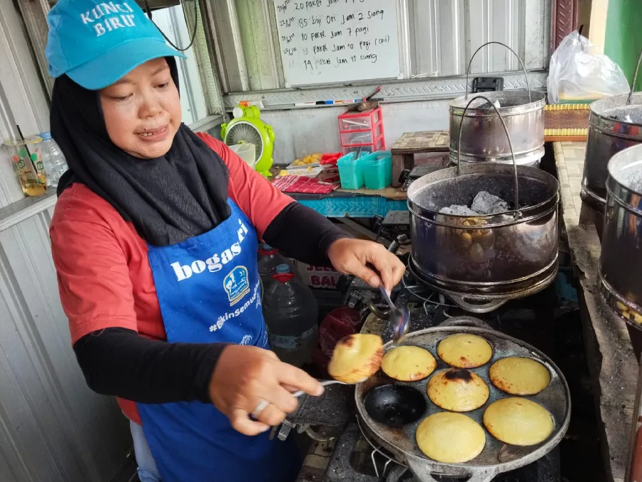 Lumpur Bakar Nduk D’tha, Jajanan Jadul Rasa Kekinian Pertama di Pare Kediri