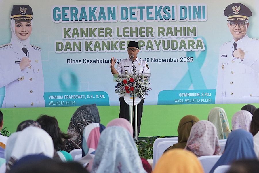 Gus Qowim Ajak Wanita Kediri Deteksi Dini Kanker Rahim dan Payudara