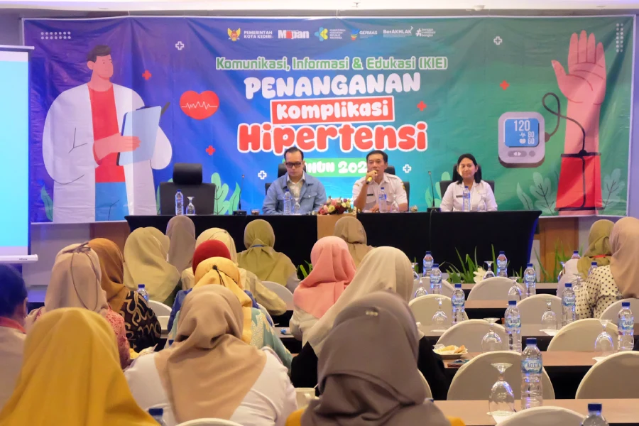 Cegah Komplikasi Hipertensi, Dinkes Kota Kediri Dorong Kolaborasi Layanan Kesehatan