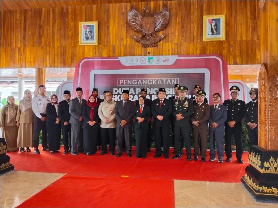 Tujuh Purna Paskibraka Dikukuhkan Jadi Pengurus DPPI Kabupaten Kediri