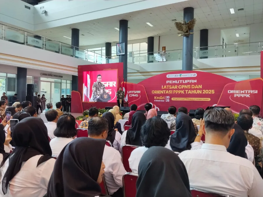 Tutup Latsar CPNS dan PPPK, Bupati Kediri Tekankan Integritas dan Inovasi