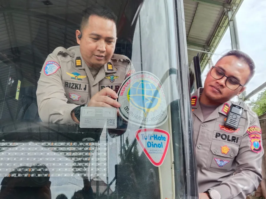 Ditlantas Polda Jatim Ramp Check Bus di Kediri, Temukan Ini
