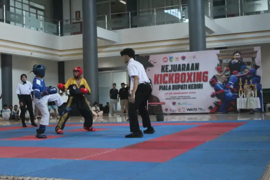 Kejuaraan Kick Boxing Piala Bupati Kediri 2025 Resmi Dibuka, Diikuti 272 Atlet Se-Jawa Timur