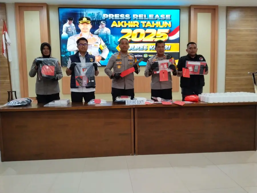 Sepanjang 2025, Kriminalitas di Kabupaten Kediri Meningkat, Polisi Tuntaskan 355 Kasus