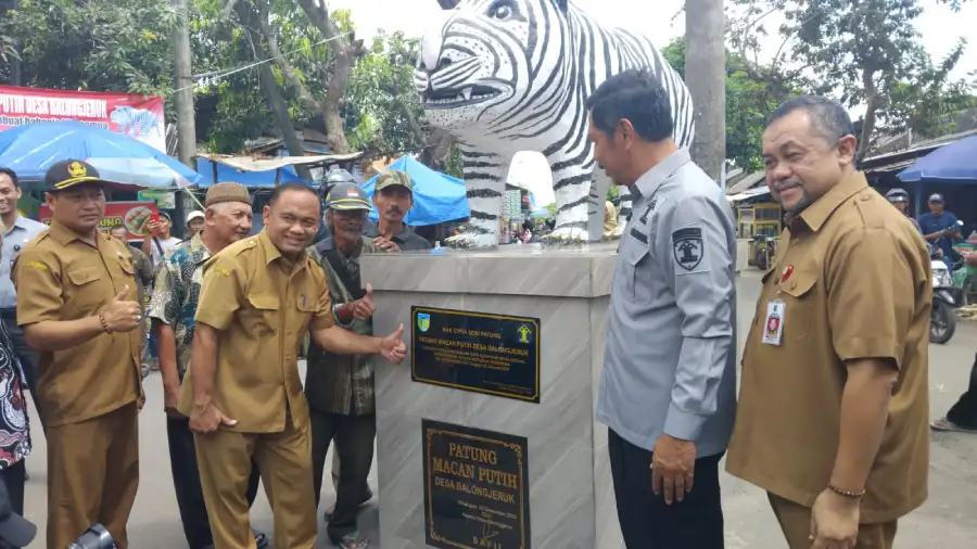 Patung Macan Putih Balongjeruk Kediri Resmi Dilindungi Hak Cipta