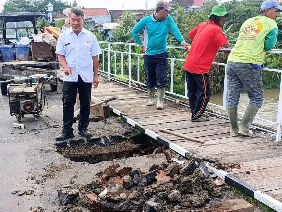 Soal Kerusakan Jembatan Lama Kediri, Ini Kajian Teknis Dinas PUPR