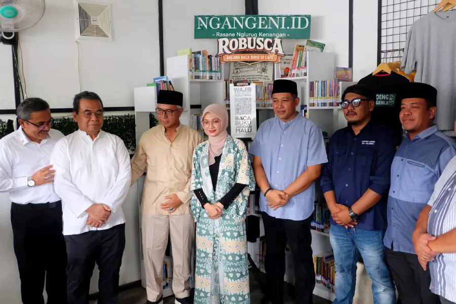 Robusca Diluncurkan di Kafe, Strategi Baru Pemkot Kediri Dekatkan Budaya Baca ke Anak Muda