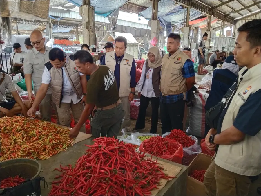 Satgas Pangan Mabes Polri Pantau Pasar Induk Pare Kediri, Ini Hasilnya