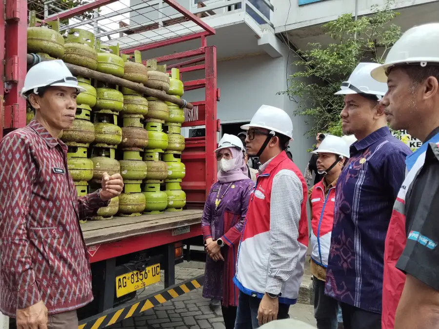 Jelang Nyepi dan Idul Fitri, Pemkot Kediri Sidak SPBE Pastikan Stok LPG Aman