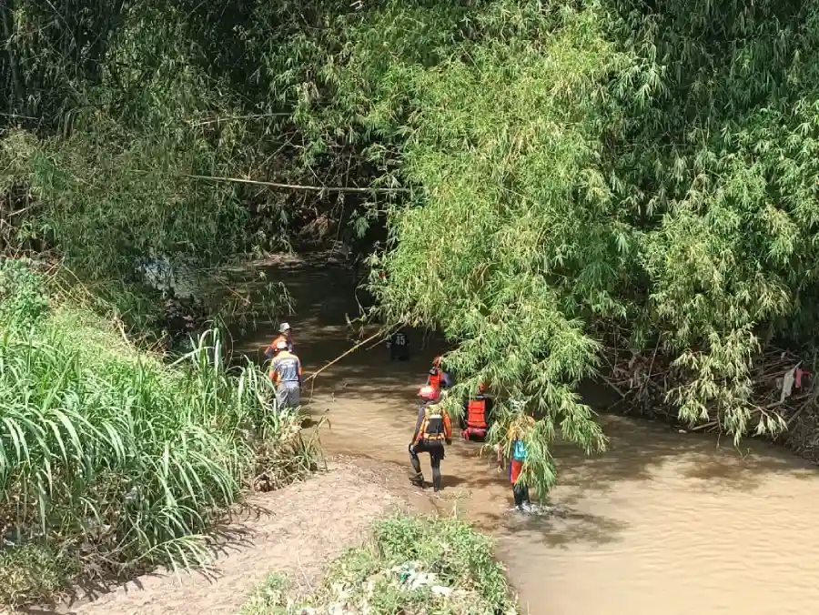 Bocah 7 Tahun Diduga Tenggelam di Sungai Bendo Mongal Kediri, Pencarian Libatkan Basarnas