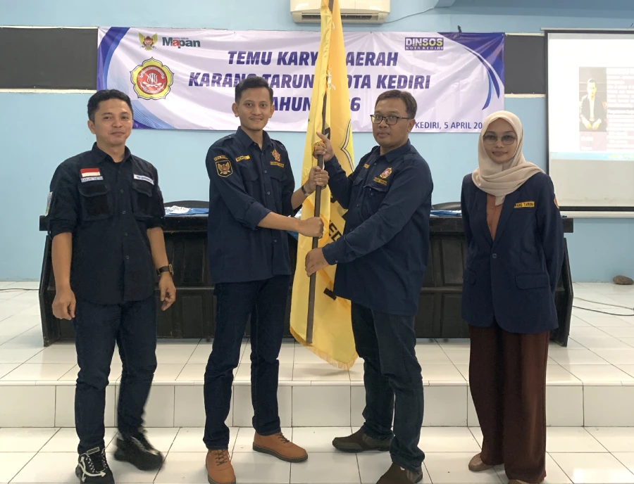 Ronggo Nagoro Resmi Pimpin Karang Taruna Kota Kediri, Usung Kolaborasi dan Inovasi Pemuda