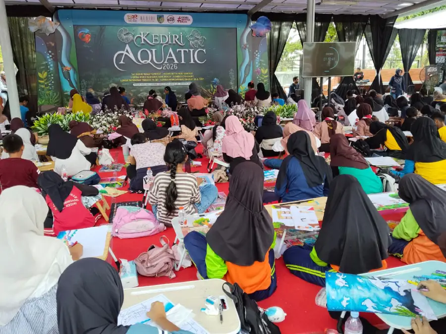 Kediri Aquatik 2026 Ramaikan Sentra Pasar Ikan SLG, Edukasi Anak hingga Dongkrak Ekonomi Ikan Hias