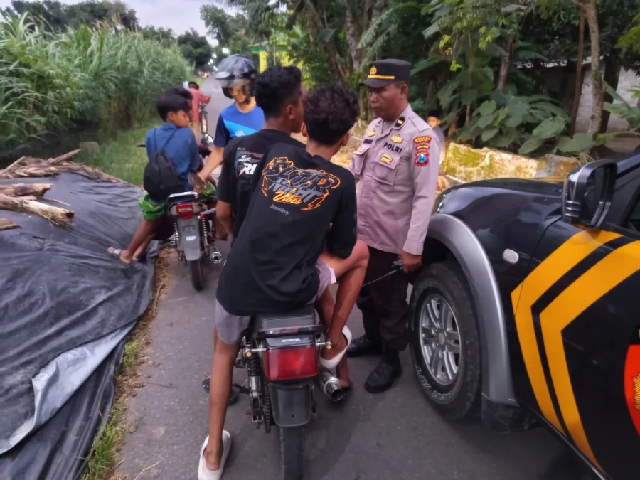 Polsek Ringinrejo Bubarkan Balap Liar, Tekankan Bahaya dan Pelanggaran Hukum
