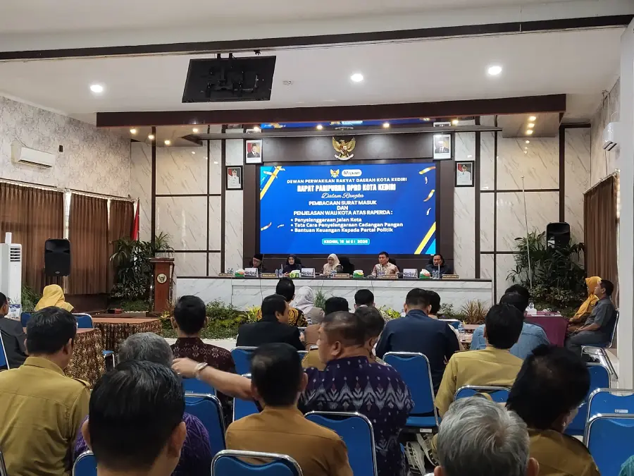 Pemkot Kediri Ajukan Tiga Raperda Baru, Atur Jalan Kota hingga Bantuan Partai Politik