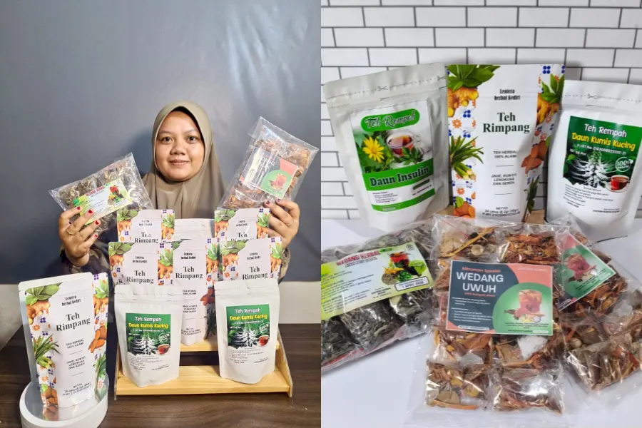 Binaan BRI Kediri, UMKM Lentera Herbal Sukses Tembus Pasar Nasional, Berawal dari Dapur Rumahan