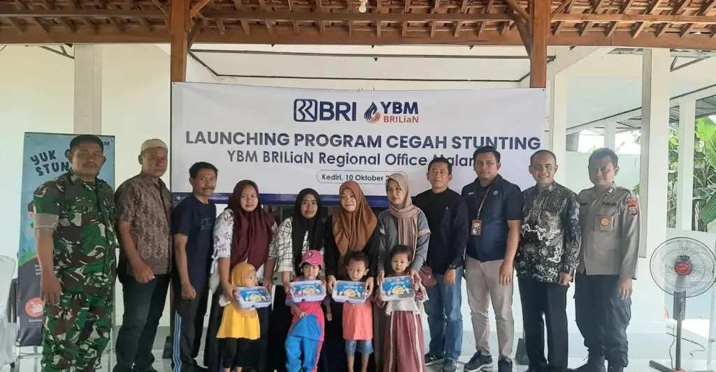 YBM BRILiaN BRI Kediri Kucurkan Rp109,7 Juta, Dorong Kabupaten Kediri Zero Stunting