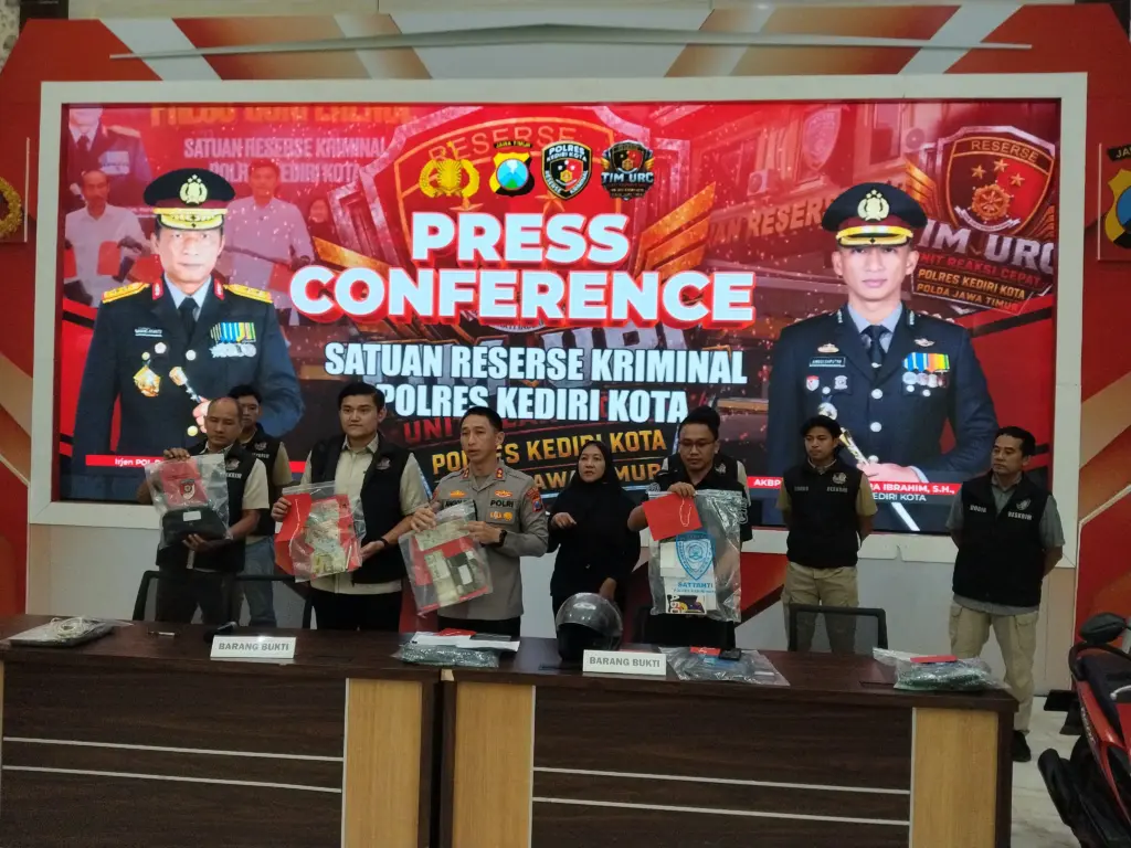 13 Kali Beraksi, Pelaku Pecah Kaca Mobil di Kediri Ditangkap Polisi