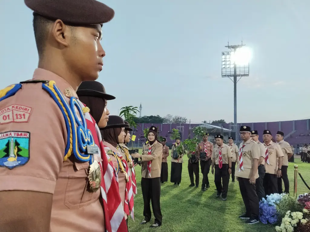 Apel Akbar Pramuka di Kediri Libatkan 10 Ribu Peserta, Dorong Generasi Muda Cinta Pertanian