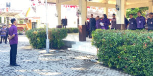 Apel Bersama dipimpin Wali Kota Kediri Vinanda Prameswati di Kecamatan Pesantren Kota Kediri.