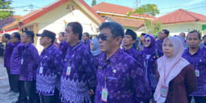 Apel Bersama dipimpin Wali Kota Kediri Vinanda Prameswati di Kecamatan Pesantren Kota Kediri.