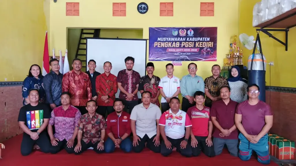 Target Medali Porprov 2027, Mariyono Resmi Menjabat Ketua Umum PGSI Kabupaten Kediri