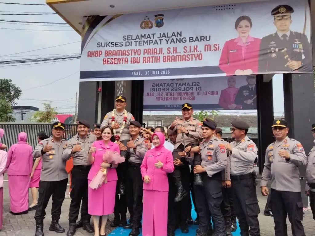 Jabat Kapolres Kediri Baru, Ini Janji AKBP Muhammad Wahyudin