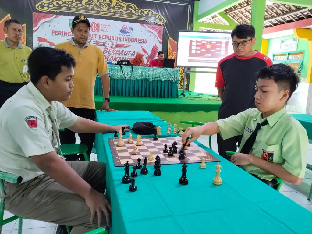 Tak Sekadar Meriahkan HUT RI, Lomba Catur PHBN Pare Jadi Ajang Pembinaan Atlet Muda