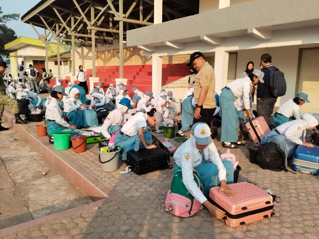 Demi Fokus Latihan, 75 Paskibraka Kabupaten Kediri Jalani Karantina Tanpa Gadget