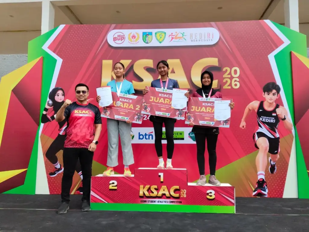 550 Pelajar Ramaikan KSAC 2026, PASI Kediri Bidik Bibit Atlet untuk Popda hingga Porprov 2029