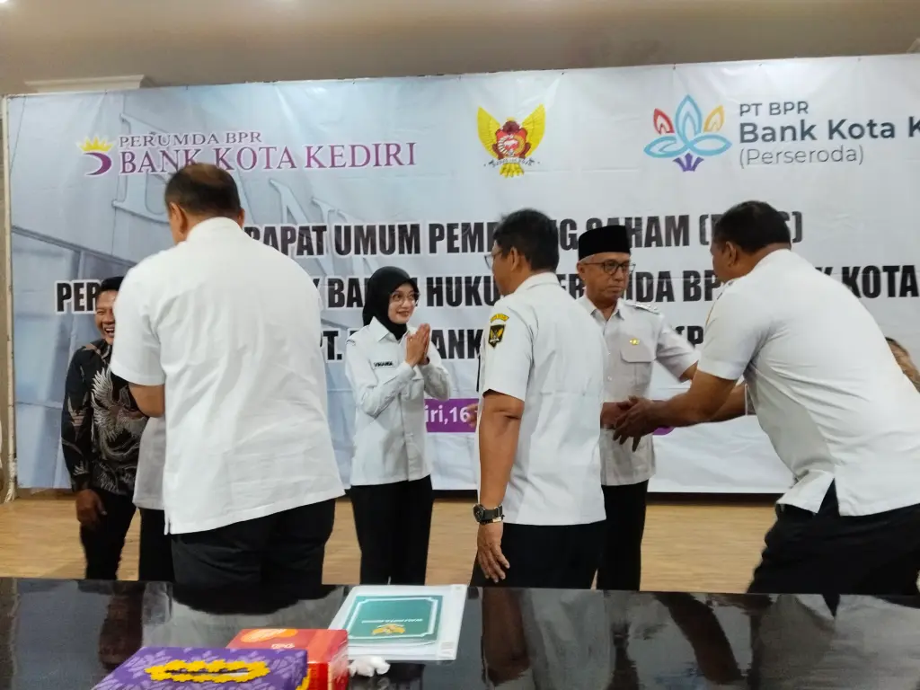 BPR Bank Kota Kediri Berubah Jadi Perseroda, Pemkot Targetkan Kontribusi PAD Meningkat