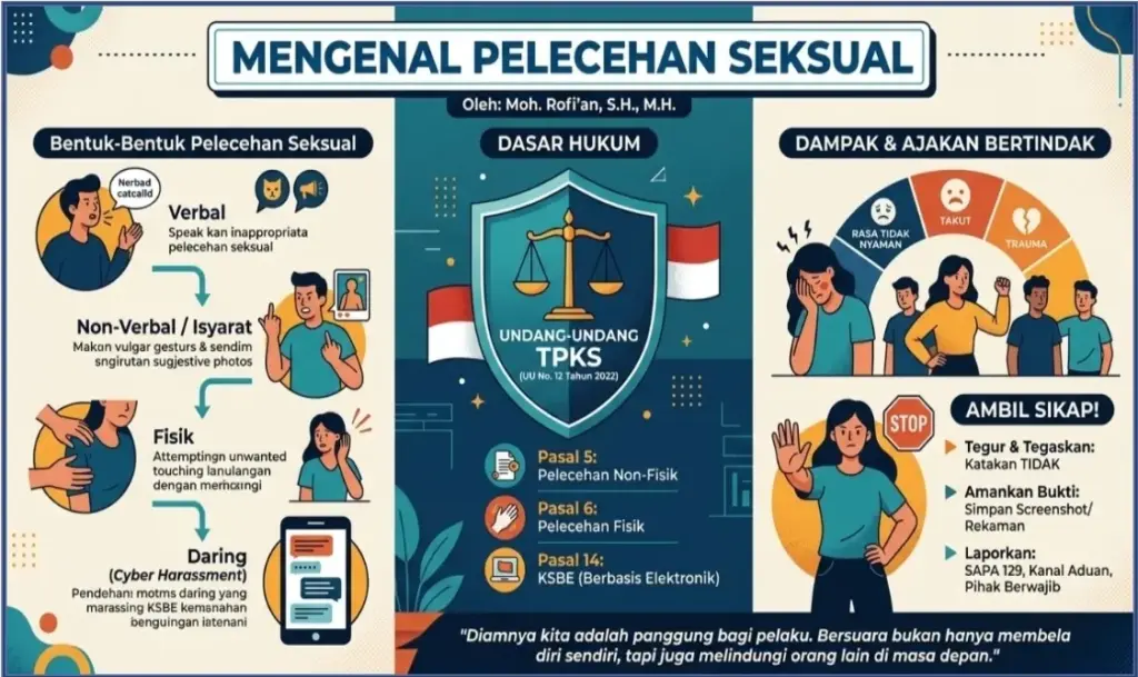 Mengenal Pelecehan Seksual: Bentuk, Dampak, dan Dasar Hukumnya