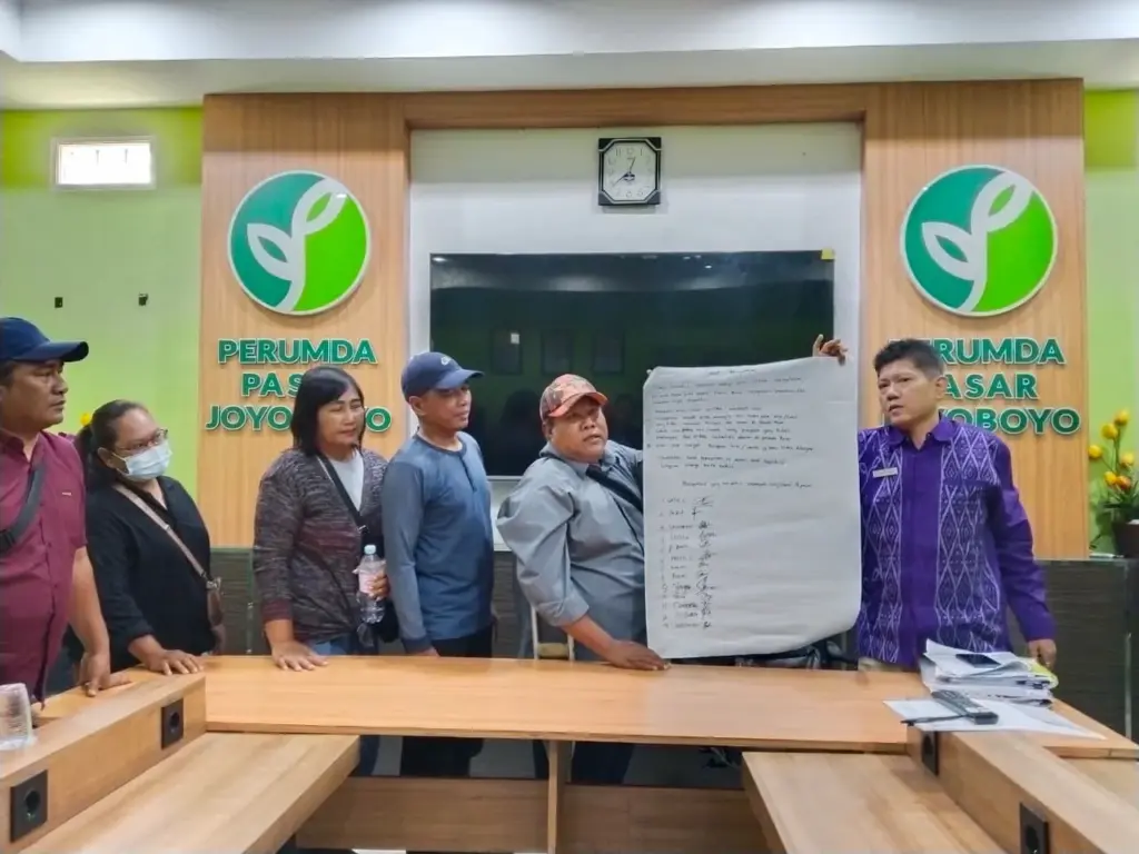 15 Pedagang Minta Kepastian Sewa Kios, Perumda Pasar Joyoboyo Kediri Ungkap Banyak Lapak Belum Terpakai