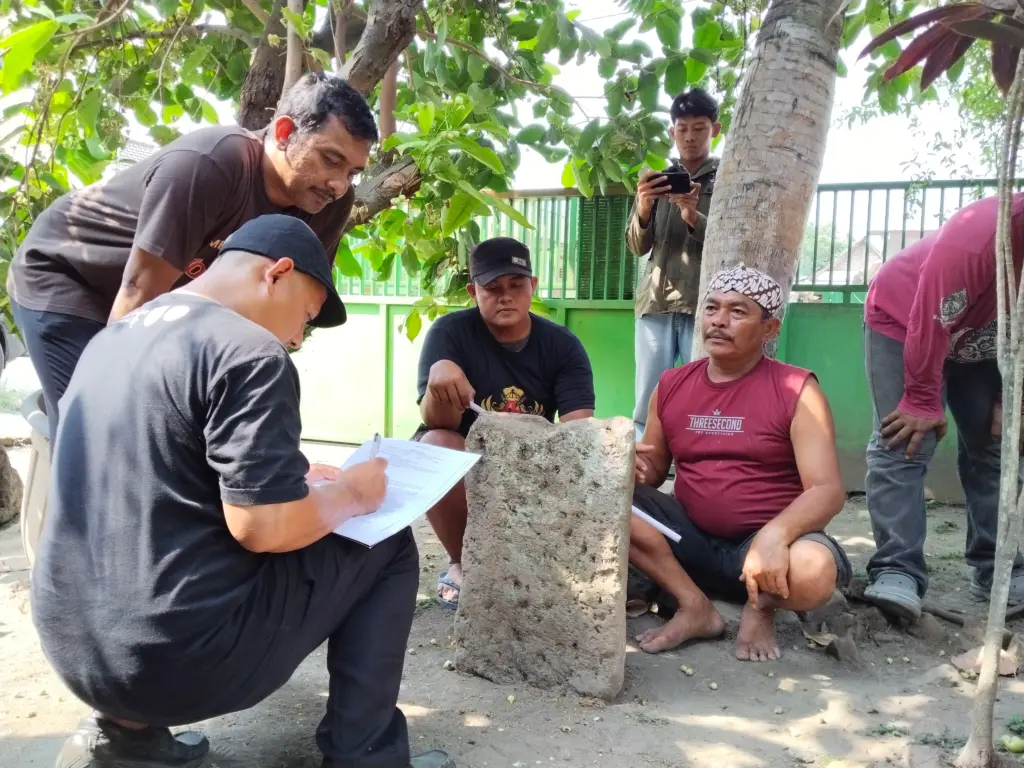Sempat Jadi Batu untuk Aktivitas Pertanian Tahun 1990, Arca di Wates Kediri Kini Diserahkan ke Museum