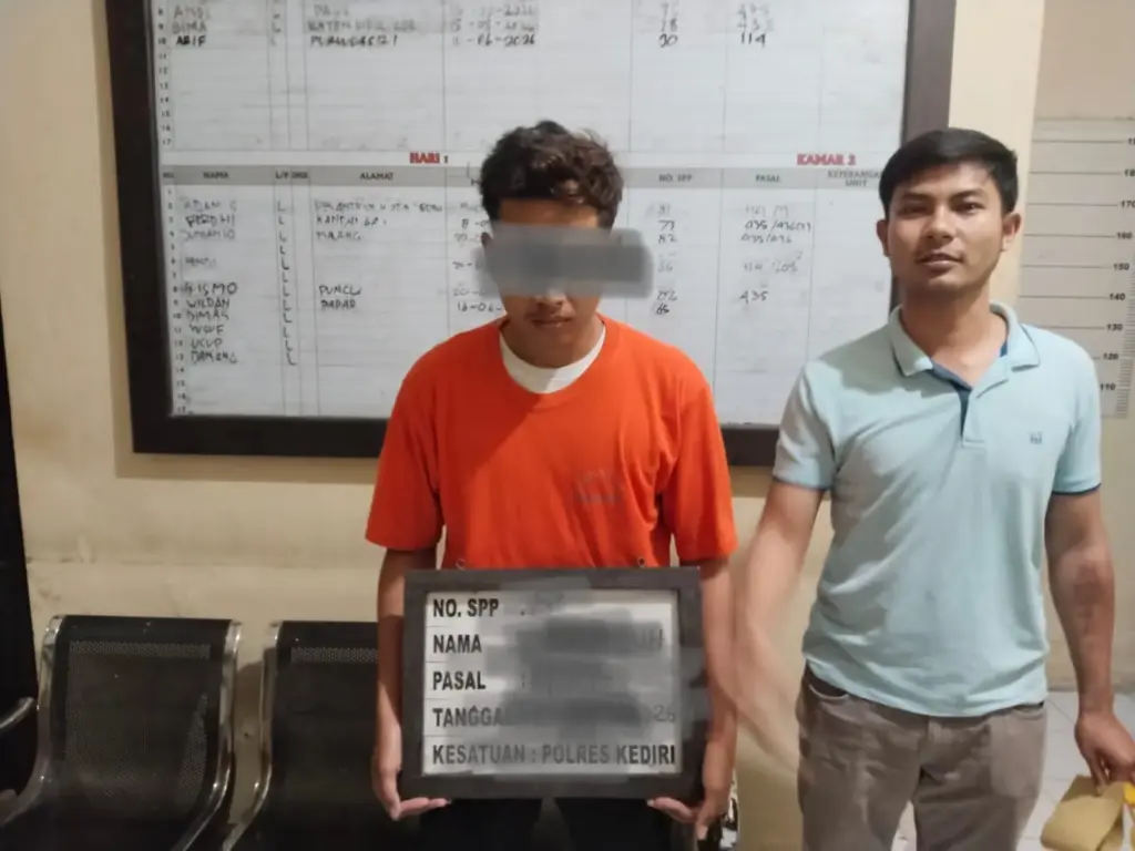 Gagal Bobol Rumah Warga di Ringinrejo Kediri, Dua Terduga Pelaku Diamankan Polisi