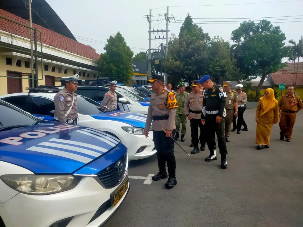 96 Personel Dikerahkan, Polres Kediri Sasar Pelanggaran Lalu Lintas hingga Keselamatan Pelajar